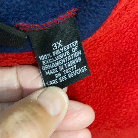 Snowman fleece sweatshirt ax 3x - Picture 2 of 6